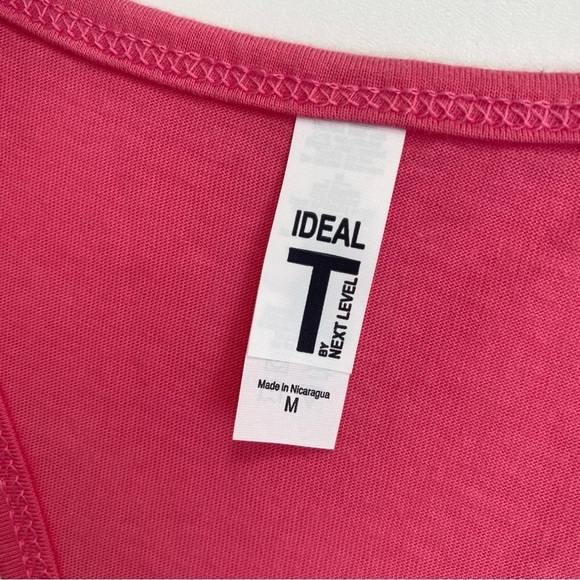 NEW Pink HELLO SUNSHINE Racerback Tank Top! Medium - Picture 7 of 8